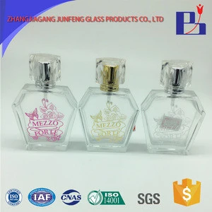 junfeng 60ml wholesale luxury empty men&#039;s glass perfume bottle for men