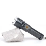 Jutien 3000 lumen police led stainless fast track  power style emergency work light flashlight torch with charger