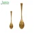 (JYKT-CS007) Wholesale stainless steel titanian coating colorful chef spoon quenelle rocher spoon with deep bowl