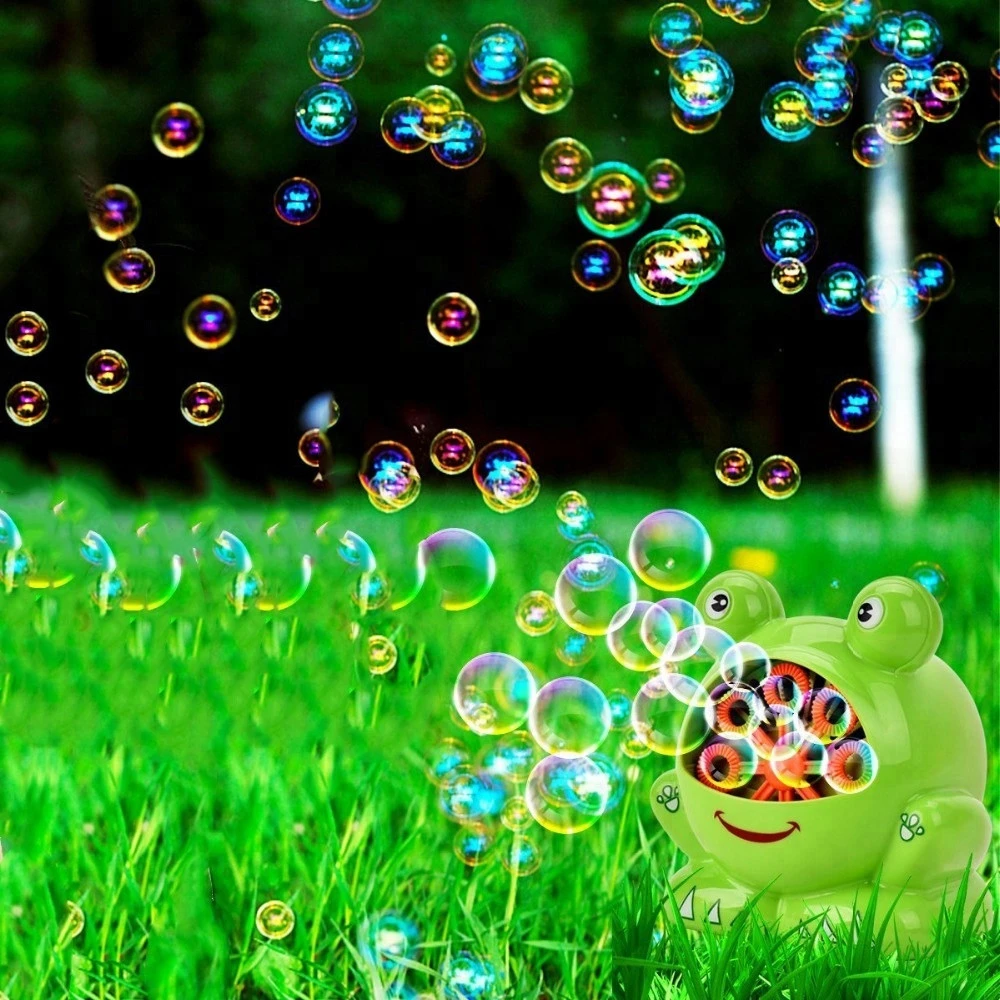 Kids Favorite 120ml Lovely Frog Bubble Machine Toy