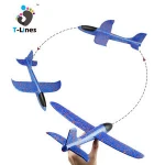Kids sport game flying epp foam glider toy hand throwing plane