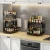 Import Kitchen Organizer Storage Stainless Steel Layered Spices Filled Display Rack Organizer Stack By Wall from China