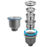 Kitchen Sink Drainage Kit Filter Garbage Recycling Customized Kitchen Sink Drainage Filter