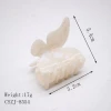 Korean hot girls plastic lovely hair clips new design fresh white color butterfly women hair claw clips