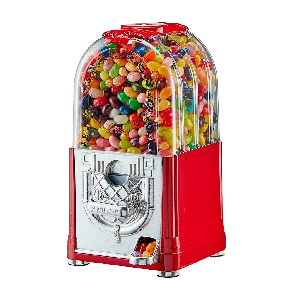 Kwang Hsieh 9.5 Inch Metal Jukebox Coin Vending Candy Gumball Machine