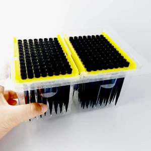 Lab supplies duplex rack 1000ul tecan black conductive filtered pipette tips