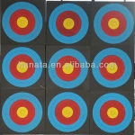 laminated pe foam interlocked compound bow archery target for shooting
