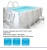 Import Large square plastic swimming pool with adult large inflatable swimming pools from China