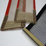 Large Stock Non Stick Mesh Conveyor Belt 1X1holes Anti-Heat Ptfe Conveyor Mesh Belt