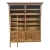 Import Large Storage Space Solid Oak Wood Bookcase With Ladder from China