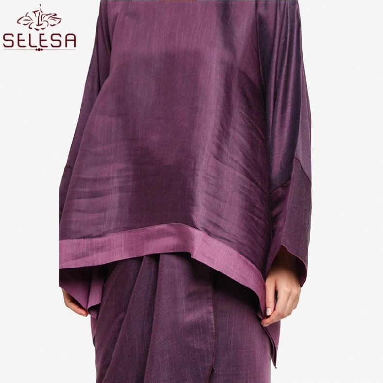 Latest Fashion Jacquard Elegant Pepum Style Teluk Belanga Baju Melayu Modest Islamic Clothing Muslim