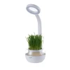 LED Desk Lamp  Eye-caring Environmentally Friendly Green Plants bed side table lamp with USB Charging Port
