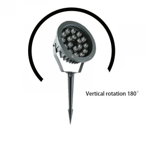 LED Spike Light With Swivelling Spot For Outdoor Use