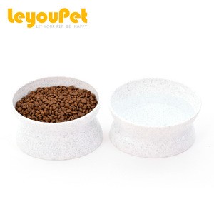 Leyou Pet supplies double use plastic pet cat bowl feeder