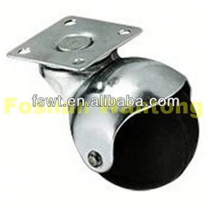 Light Duty Screw PP Wheelchair folding casters For Furniture,Sofa,Chair