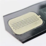 Lightweight medical disposable adult rectangle solid gel PE foam wireless ecg electrode
