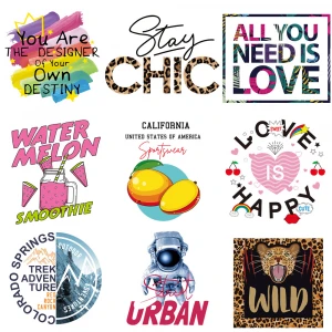 Live Broadcast Patch On Clothes Decoration Heat Transfer Sticker Badge DIY Home Accessories Transfer Stickers DIY Decoration