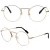 Import Lonsy TI17044 Titanium Eyeglasses Frames, Round optical Titanium frame, Vintage style optical Titanium eyeglasses from China