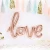 Import Love Balloon Gold Letter Banner Writing Script Handwriting Decorations Valentines Wedding Romantic Gifts Balloon from China
