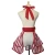Import Lovely personalized women apron with bowknot beautiful apron dress with in striped pattern from Pakistan