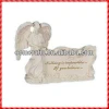 Lovely white plain animated ceramic decorations for funeral