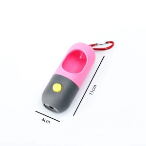 Lovepaw Custom Dog Poop Waste Bag Dispenser With Led Flashlight Pet Waste Bag Holder Dog Poop Dispenser Bag Holder