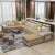 Import Low Price Modern Fabric Sofa Set Removable and Washable U Shape Living Room Sofa from China