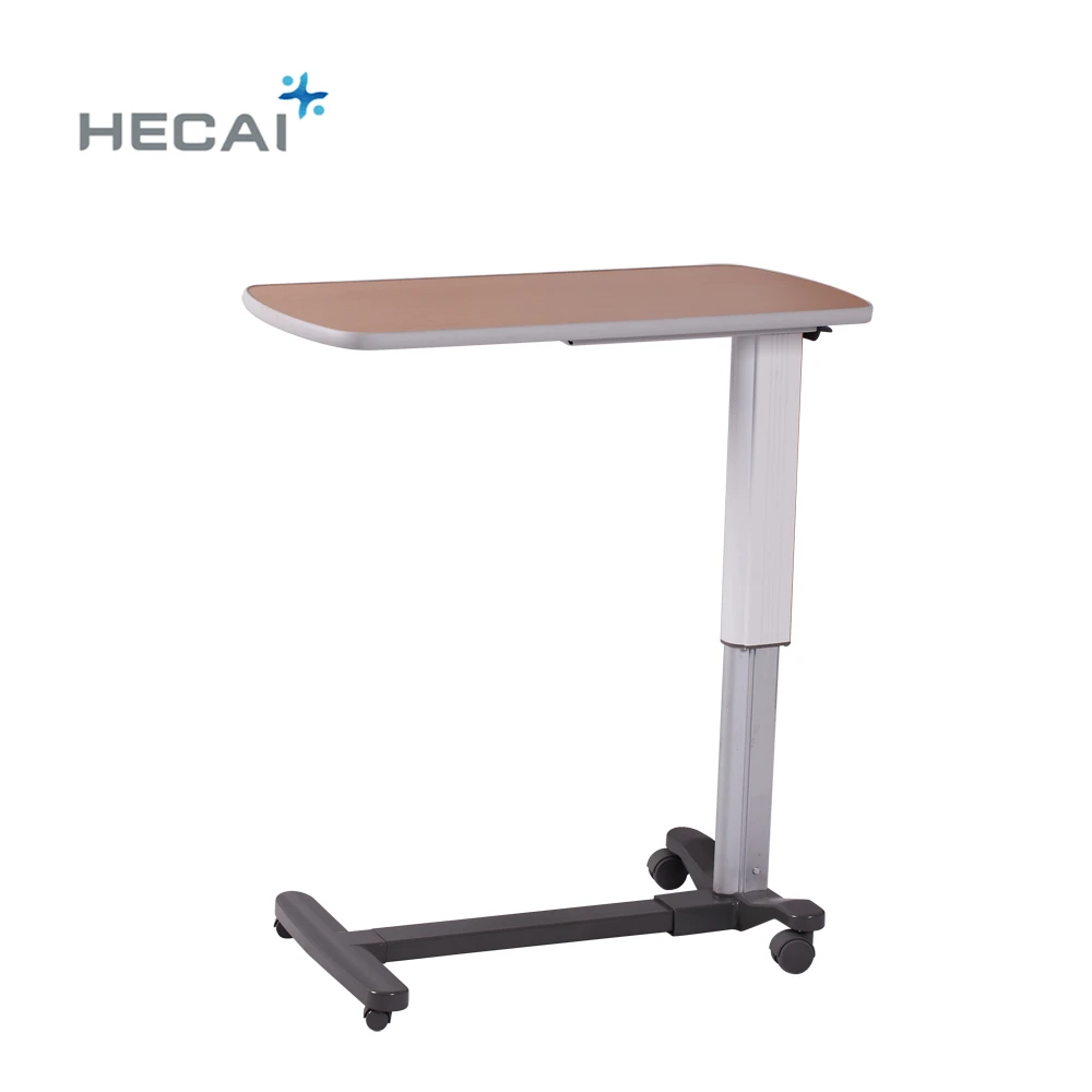 LS-MT01 Medical wooden over bed table