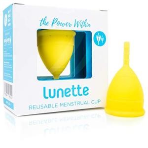 Lunette Reusable Menstrual Cup  Yellow Model 1