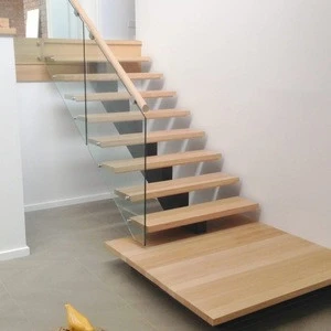 Luxury Customized Wooden Handrail Glass Railing Wood Stairs From China Tradewheel Com