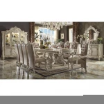Luxury Dining Room Set 8 Seats Extendable Wooden Dining Table Set And Dining Chairs