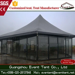 luxury modern design modular house outdoor training polygon tents for different event