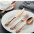 Import Luxury Royal Gold Plated Used Restaurant Cutlery 18/8 High End Stainless Steel Metal Golden Black Flatware Sets for Wedding from China
