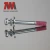 Import Made in Guangdong ROHS Zinc Plated Alloy Steel Pan T6 Torx Head Half Thread With Red Nylonlocking Sems Screws from China