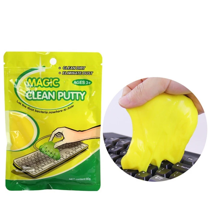 Magic Cleaning Gel Putty Car Keyboard Console Laptop PC Computer Cleaner Dust Reusable Putty Cleaner for cameras, tablets,etc