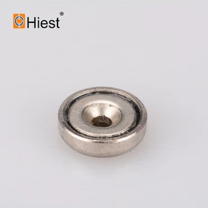 Magnetic Materials Dia.20mm cup shape with countersunk head screw