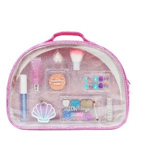 Makeup gift sets 23pieces glitter beauty bag set bling cosmetics set for tweens