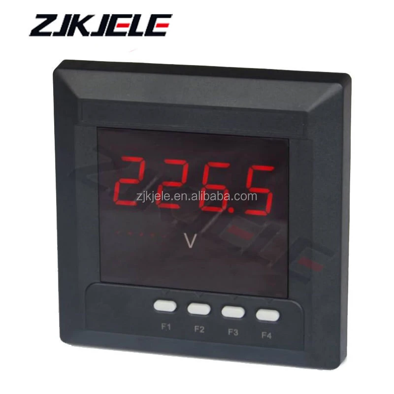 manufacture digital display Indicator light with AC Voltage Meter voltmeter