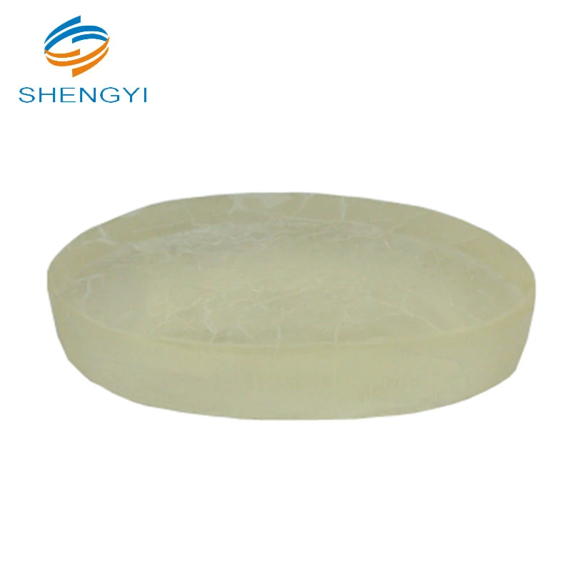 Manufacture of laundry soap crystal transparent base soap with cotton  bag