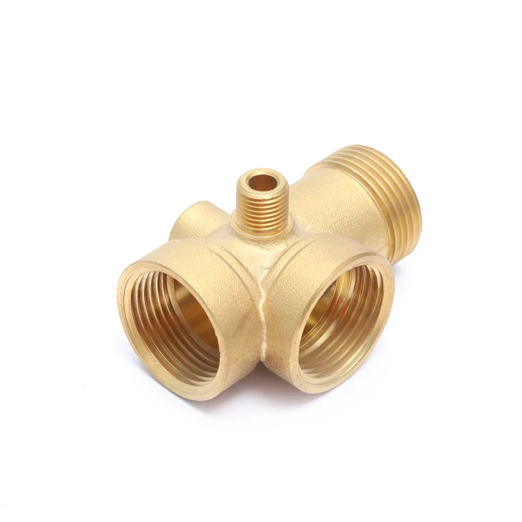 manufacturer professional design high end Brass 5 way pipe fitting connection connector