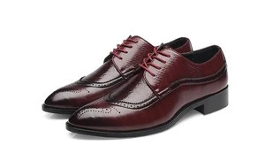 Manufacturers of shoes in china best quality men formal leather dress shoes