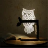 march expro ebay china website new design Wooden 3D Table Lamp in stock