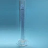 Measuring cylinder with spout with round base