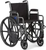 MedicalStrong and Sturdy Wheel chair with Desk Length Arms and Swing Away Leg Rests for Easy Transfers