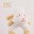 Import MEEKA HOUSE Sheep Meeka baby plush hand held ring rattle toy with small bell inside for 0-12 months infants shaking from China
