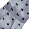 Mens 100% Silk satin scarf dot Cravat with fashion design