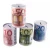 Import Metal Tinplate Cylinder Piggy Bank Euro Dollar Picture Box Household Saving Money Box Home Storage Organizers from China