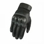 Military Paintball Shooting Airsoft Combat PU Leather Touch Screen Rubber Protective Gloves Full Finger Tactical Army Gloves