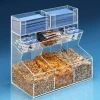 Mini Acrylic Countertop Clear Cube Plastic Wholesale Candy Dispenser