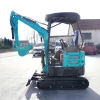 Mini digger with lawn mower soil digger machine 0.8 ton  mini digger rubber mini excavator